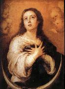 Bartolome Esteban Murillo Half month's pure conception of Our Lady Spain oil painting artist